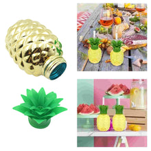 Plastic Pineapple Cups with Straw (1 Pc) - Party Favors, Hawaiian, Beach