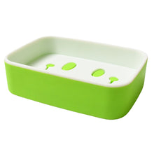 Portable Travel Home Box Cute Cartoons Smile Face Container Draining Holder Soap Dish