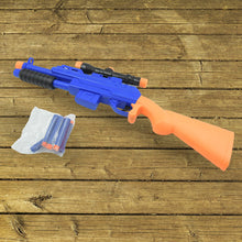 Big plastic toy gun for kids with fence arrows