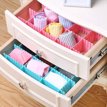 Adjustable dividers and organizers for kitchen drawers.