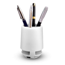 12890 Multifunctional 4 Compartment Pen Holder With Bluetooth Speaker 5 W Bluetooth Speaker Laptop  Desk Speaker  Table Lamp  Night Lamp Smart Color Changing Pen Stand Wireless Bluetooth Speaker