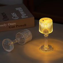 Mini Acrylic Led Desk Lamps Table Lamp Portable Crystal (1 Pc  Small)