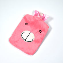 6502 Pink Small Hot Water Bag With Cover For Pain Relief Neck Shoulder Pain And Hand Feet Warmer Menstrual Cramps.