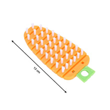 2950 Vegetable Scrubbing Brush Vegetable Scrubber Nontoxic Fruit Brush Carrot Shape Vegetable Brush For Potato For Vegetable