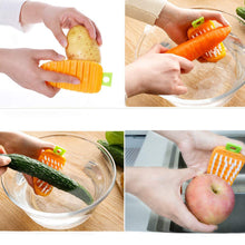 2950 Vegetable Scrubbing Brush Vegetable Scrubber Nontoxic Fruit Brush Carrot Shape Vegetable Brush For Potato For Vegetable