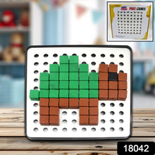 Pixel Cubes Toy for Children Early Education, Pixel Game Educational Board Games Board, Birthday Gift for Kids, Learning Math Toy, Brain Games, Math Puzzle (Approx 180 Cubes With Pixel Board & Book)