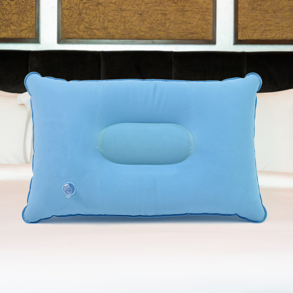 Comfortable Inflating Travel Pillow (3421 Cm  1 Pc  Mix Color)