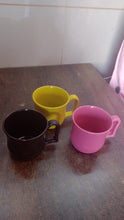 Premium Plastic Coffee / Tea Cups / Mug with Handle (1 Pc / Loose / Mix Color)