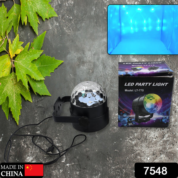 7548 Party Lights Dj Stage Light Disco Ball Light Usb Charging Party Stage Lamp Party Light For Home Bar Car Wedding Holiday Party Party Gift Kids Birthday