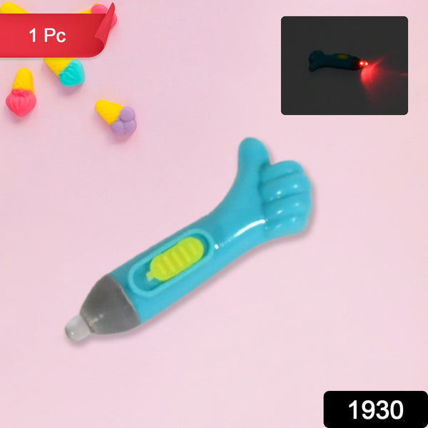 1930 Thumb Shaped Light Lightning Keychain Lightning Toy Thumb Shape Led Light.